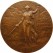 Medalla Tyffany de bronce