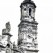 La torre de San Hipólito dañada