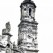 La torre de San Hipólito dañada